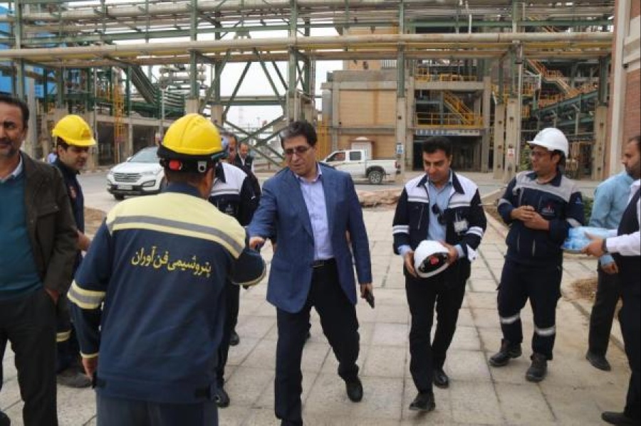 «دکتر سعیدی» مدیرعامل محترم شستا از پتروشیمی فن‌آوران بازدید کرد