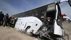 اتوبوس حامل زائران اربعین واژگون شد